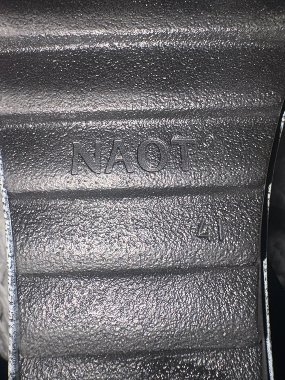 Naot Verbena Black Leather Ankle Strap Wedge Sandals Womens 41 / US 10 (new) - Picture 6 of 6